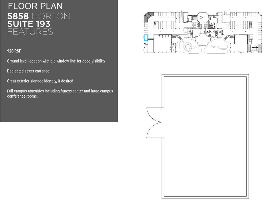 Suite 193 floor plan
